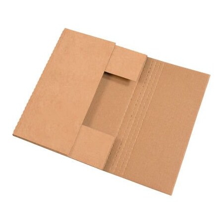 Box Packaging Corrugated Bookfold, 15" x 11-1/8" x 2" - Bundle of 50